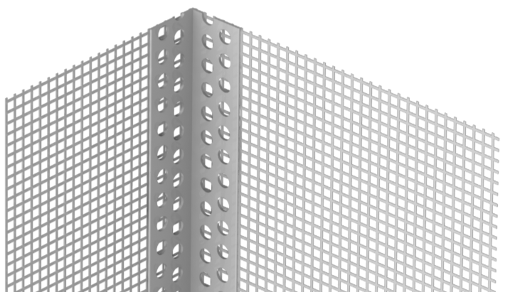 Corner with mesh  10x10 / 10x15