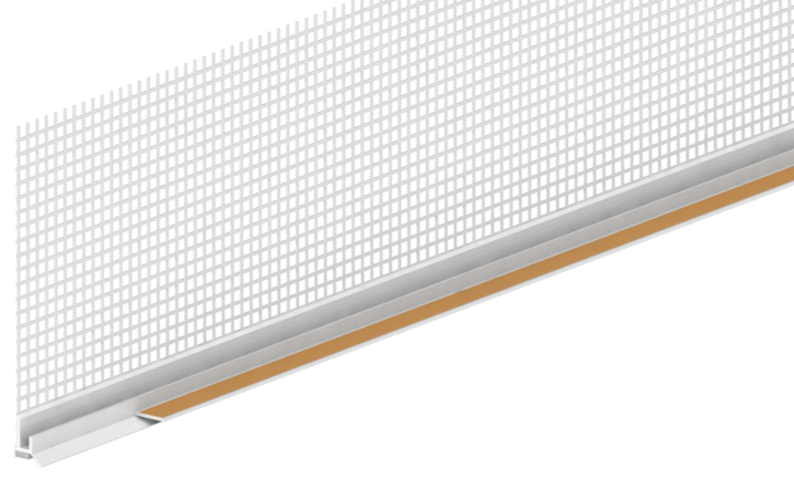 PVC corner – window with mesh 