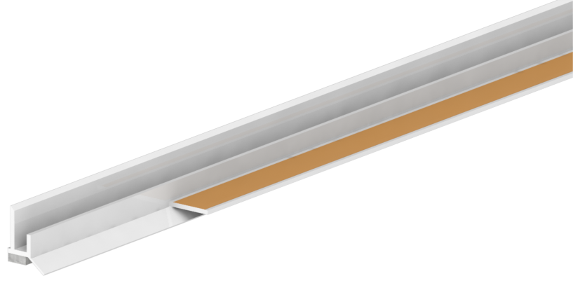 PVC corner – window without mesh 